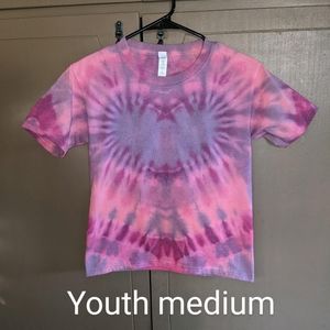 Tie Dye- hand-made-- Youth M